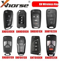 Llave Inalámbrica XHORSE Serie XN, Modelos XNDS00EN, XNBU01EN, XNAU02EN, XNTO00EN, XNHY02EN, XNHO00EN, Llave Remota Universal VVDI para Key Tool Max