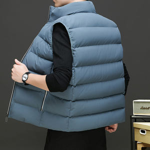 Chaleco de tendencia de otoño e invierno para hombre, cómodo, de Color sólido, para exteriores, flexibilidad, montañismo, estilo informal, grueso y cálido - Product Image 4