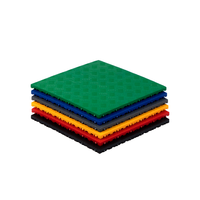 Dalles de sol de garage en PP massif 40x40x20mm, emboîtables, antidérapantes, modulaires, pour atelier de detailing automobile