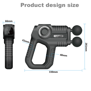 Hot Selling Produkte Tragbare <span class=keywords><strong>Dual</strong></span> <span class=keywords><strong>Head</strong></span> Deep Tissue Percussion Körper <span class=keywords><strong>massage</strong></span> gerät Vibrations <span class=keywords><strong>massage</strong></span> pistole - Product Image 4