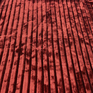 Tessuto in Velluto a Righe di Alta Qualità, 92% Poliestere 8% Spandex, Finitura Lucida per Abiti da Spettacolo e Divani - Product Image 2