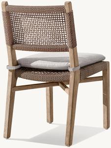 เฟอร์นิเจอร์ไม้สักคุณภาพสูงสำหรับกลางแจ้ง งานแฮนด์เมด ดีไซน์เรียบง่าย เหมาะสำหรับลานบ้าน สวนสาธารณะ เก้าอี้ไม้สัก - Product Image 4