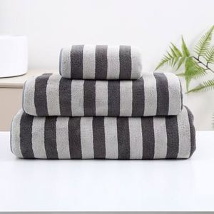 Serviette absorbante en polaire corail multicolore, ensemble de serviettes de bain extra larges et épaisses, adaptées à un usage familial pour le visage et le corps - Product Image 2