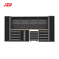 Armoires de garage JZD, armoire à outils modulaire en acier, établi, poste de travail d'atelier, rangement, mécanique, réparation automobile, capacité de charge de 600 kg