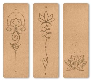 Tapis de <span class=keywords><strong>yoga</strong></span> en liège TPE antidérapant en gros, tapis de fitness, ligne de positionnement personnalisée, tapis de <span class=keywords><strong>yoga</strong></span> en liège naturel écologique - Product Image 1