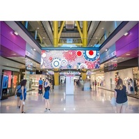 Layar LED Indoor Fine Pitch P1.25 P1.56 Sambungan Tanpa Celah untuk Video Wall LED Ruang Rapat Museum