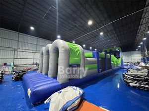 Acepte personalizado 5Km Barry Factory EE. UU. Caso exitoso Carrera de obstáculos inflable comercial Carrera de 5K inflable para niños adultos - Product Image 4