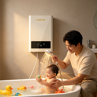 Chauffe-eau électrique instantané 5500W à économie d'énergie avec protection contre les fuites et contrôle par micro-ordinateur pour station de lavage de cheveux