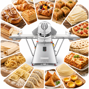 Máquina Profesional para Preparación de Masa, Alternativa a la Tortilla, Formadora de Hojas para <span class=keywords><strong>Burritos</strong></span>, Equipo para Fábrica de Alimentos - Product Image 6