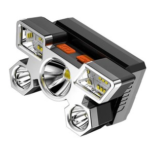 Linterna frontal LED Aladdin de 89x48x60 mm, recargable, con cinco cabezales, para minería al aire libre, pesca nocturna - Product Image 1