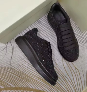 Dropshipping products 2026 Women Rhinestone Platform Sneakers | Trendy Elegant Evening Footwear With <b>Plus</b> <b>Sizes</b> - Product Image 4