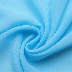 Tissu en Chiffon Georgette 100D en Polyester Couleur Unie Léger Séchage Rapide Broderie de Luxe Respirant 80gsm - Product Image 3