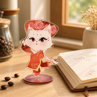 Support en acrylique personnalisé pour anime, vente en gros, écologique, haute transparence, fait main, décoration de bureau