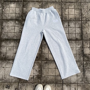 PT917 <span class=keywords><strong>Pantaloni</strong></span> Casual <span class=keywords><strong>Grigi</strong></span> di Tendenza, 500 Gsm, Pesanti, Oversize, in Pile, <span class=keywords><strong>Pantaloni</strong></span> in Cotone, <span class=keywords><strong>Pantaloni</strong></span> <span class=keywords><strong>Larghi</strong></span> e Comodi - Product Image 1