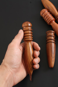 Bastoncino lucidante ad alta densità per lucidare il legno di ebano africano finitura lucida per bordo in pelle fai da te strumento di lucidatura in legno liscio artigianale - Product Image 3