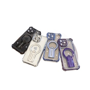 Iphone17 Điện Thoại Trường Hợp Mạ Điện Bốn Góc Drop-Resistant Kim Loại Gấp Khung Từ Tính Trong Suốt Cứng Điện Thoại Di Động Trường Hợp - Product Image 5