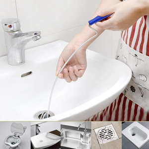 19.6 pollici 5-in-1 lavello serpente pulitore monouso <span class=keywords><strong>scarico</strong></span> coclea per capelli e draga draga efficace rimozione degli zoccoli di <span class=keywords><strong>scarico</strong></span> - Product Image 3