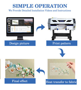 Mô Hình Mới Truyền Nhiệt Thiết Kế Máy In Phun <span class=keywords><strong>3D</strong></span> Dtf Thêu Máy In Duy Nhất Vượt Qua Máy In UV Với Cán Tất Cả Trong Một - Product Image 2