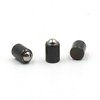 Vis sans tête à six pans creux M3 M4 M5 M6 M8 M10 en acier inoxydable 304/316, finition oxyde noir, avec ressort à bille
