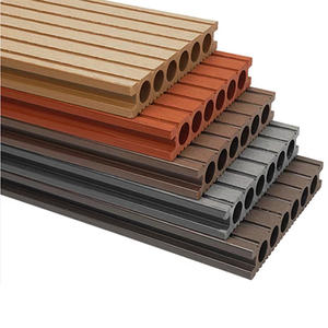 Wholesale Fluted Wpc Outdoor Floor Wood <b>Plastic</b> Composite Durable Waterproof Terrace Flooring Decks - Product Image 1