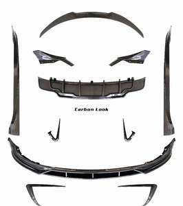Kit universel de carrosserie de voiture pour <span class=keywords><strong>Tesla</strong></span> modèle 3 FAST <span class=keywords><strong>Aero</strong></span> Kit aspect carbone - Product Image 1