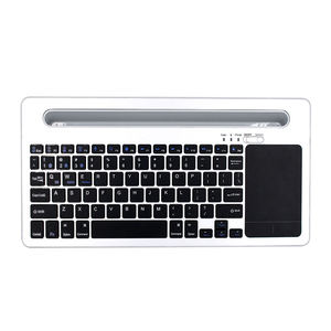 Factory Standard Newest Azerty Mini Arabic <b>bluetooth</b> Wireless <b>Keyboard</b> with Touch Pad - Product Image 4