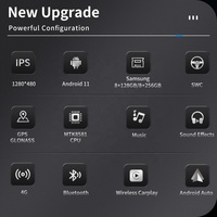 8.8 pouces Carplay Android Auto GPS Navi Radio stéréo WIFI 4G SIM unité principale de voiture pour Audi Q5 2009-2016