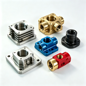 Blocs de collecteur de soupapes hydrauliques usinés CNC à haute tolérance, boîtiers de soupapes multi-ports personnalisés pour systèmes d'automatisation - Product Image 1