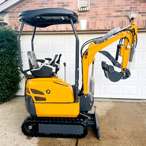 Livraison gratuite Nouvelle mini-excavatrice sur chenilles CFG NT18K de 1,37 tonne |   15 CV pour moteur diesel |   Profondeur de creusement de 2,12 m |   Moteur PLC pour pince hydraulique - Product Image 1