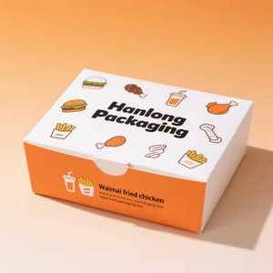 Cajas de Papel para <span class=keywords><strong>Pollo</strong></span> Frito al por Mayor, Cajas de Comida para Llevar, Cajas para Papas Fritas, Logotipo Personalizado - Product Image 6