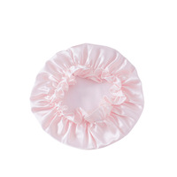 Bonnet de Douche en Soie de Mûrier Respirant et Coupe-Vent pour Femme, Idéal pour les Soins Capillaires et Post-partum – Véritable Bonnet de Beauté