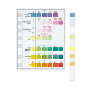 Kit de Prueba de Agua para Peces 7 en 1, Accesorios para Acuarios, Tiras Reactivas de pH - Product Image 5