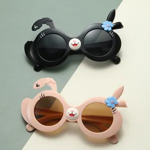 Children's sunglasses Sun Block glasses Cartoon Bunny Baby sunglasses Polarized UV protection sunglasses for boys and girls