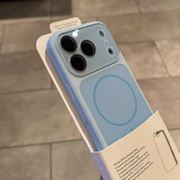 Coque de téléphone en silicone liquide à grande fenêtre pour iPhone 17 Pro Max, coque de protection magnétique pour Apple 16, vente chaude