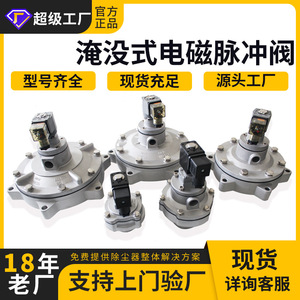 Válvula Solenoide de Pulso de Aleación de Aluminio con Conexión Roscada de 1 Pulgada para Colector de Polvo, Tipo Sumergible para Medios Gaseosos - Product Image 5