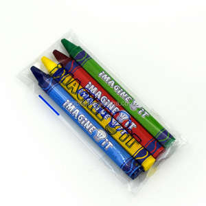 Восковые мелки для ресторанов с логотипом на заказ, наборы для детей из 2/4/<span class=keywords><strong>6</strong></span>/12 цветов, более дешевая альтернатива - Product Image 2