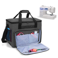 Sac de rangement pour machine à coudre familiale sac fourre-tout de voyage pour la plupart des machines à coudre standard et sac d'accessoires