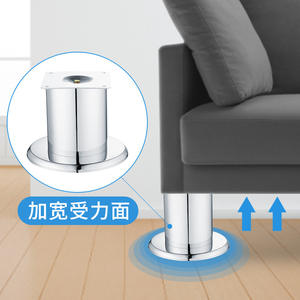 ขาเหล็กแผ่นรีดเย็นสำหรับเฟอร์นิเจอร์ เช่น เก้าอี้ ตู้วางทีวี โซฟา และโต๊ะกาแฟ - ใช้ได้ทั้งในโรงแรมและกลางแจ้ง แข็งแรง ติดตั้งง่าย - Product Image 2