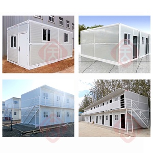 Unità abitativa pieghevole dal vivo camere mobili Wpc pannello <span class=keywords><strong>a</strong></span> parete piatto pieghevole casa contenitore - Product Image 5