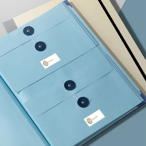 Carpeta de archivo de PVC de alta calidad 2026 con cierre elástico, bolsa de archivo tipo <span class=keywords><strong>Manila</strong></span>, organizador con clip, estuche para documentos, carpeta archivadora. - Product Image 5