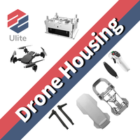 Carcasa de Dron Personalizada de Alta Resistencia, Pieza de Moldeo por Inyección para Dron, Molde de Inyección de Fibra de Vidrio PA66, Servicio de Drones, ISO9001