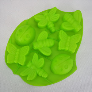 Insecto <span class=keywords><strong>de</strong></span> grado alimenticio 3D libélula mariposa mariquita forma silicona Chocolate pastel hornear <span class=keywords><strong>molde</strong></span> - Product Image 3