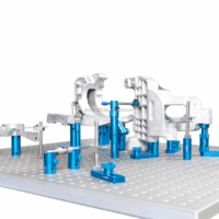Ensemble de Fixations CMM pour l'Industrie Aérospatiale et Médicale, Composants de Positionnement et de Serrage Modulaires Standardisés, Prêts à l'Expédition