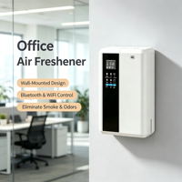 Diffuseur d'arômes professionnel de luxe à deux fluides, en plastique, écologique, humidificateur électrique, système de parfumage contrôlé par application, faible consommation