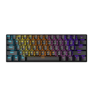 RGB K685T USB 68 teclas Teclado mecánico para juegos 2,4G Teclado de tableta inalámbrico intercambiable en caliente recargable de tres modos - Product Image 2