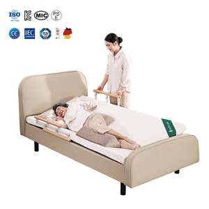 Lit médical électrique réglable pour personnes <span class=keywords><strong>âgée</strong></span>s avec fonction de retournement assisté, idéal pour les soins à domicile, les maisons de retraite et les hôpitaux - Product Image 6