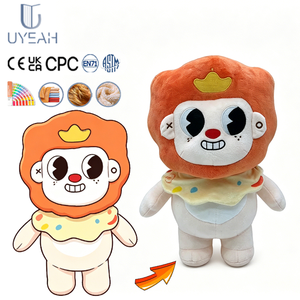 Uyeah OEM/ODM – Nouvelle collection de poupées personnalisées en coton, figurines en peluche mignonnes de dessins animés, cadeaux pour garçons et filles, jouets en peluche sur mesure - Product Image 1