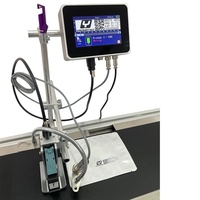 Printer Inkjet Otomatis YAOMATEC 12.7MM TIJ 5 inci untuk Pencetakan Tanggal Produksi, Harga, dan Kode Batch, Printer Inkjet Kontinu