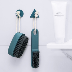 Laundry Brush Nylon Soft Bristles Shoe Cleaning With Handle For Clothes And Shoes - Product Image 1