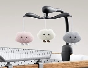 Mobile <span class=keywords><strong>musical</strong></span> en plastique <span class=keywords><strong>pour</strong></span> berceau de bébé, jouet rotatif suspendu, hochet, apaisant <span class=keywords><strong>pour</strong></span> nouveau-né, sommeil éducatif, <span class=keywords><strong>carillon</strong></span> éolien, 0-24 - Product Image 5